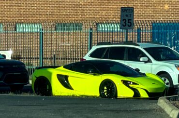 There was no missing this loud, highlighter [McLaren]