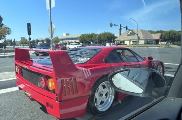 Nice car [Ferrari F40], what’s the retail on one of those?