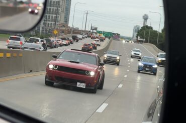 [Dodge ChalleMagnumer] in Dallas. I think Magnums with Charger front end swaps are great, Challenger swap looked a bit odd…I respect the guy for doing it though.