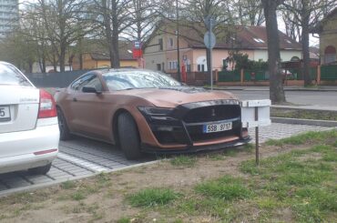 [Ford Mustang Cobra] saw it in a parking lot near my bus stop.