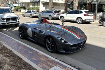 Saw a [Ferrari Monza SP1] while out this afternoon