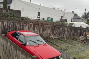 [Audi Quattro] while walking home. Where I’m from, you don’t see many of these that aren’t rusted out