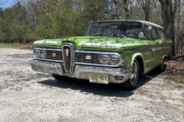 59 Edsel wagon blinged out by our tattoo artist