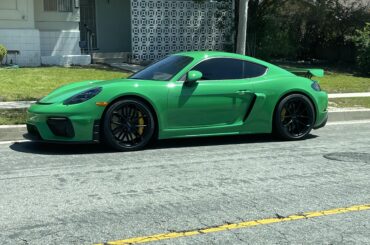 My neighbors just bought a [Porsche GT4]