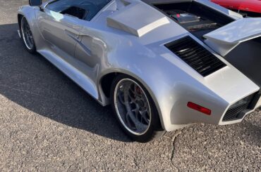 Saw a wide body [Lamborghini Countach] at a Ford and Chevy car meet