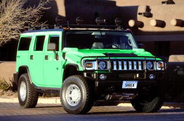 2003 Hummer H2 with a vanity plate, the official car of...