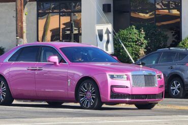 [Rolls Royce]. Hope it is paint and not a wrap. Love crazy inappropriate colors.