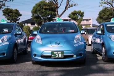 Kikuyo Taxi in Japan goes all-electric with Nissan LEAF