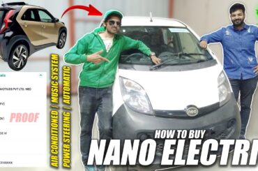 How to buy NANO ELECTRIC CAR now | Jeyam NEO ELECTRIC Production car + more electric cars @ low cost