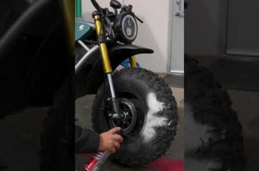 This is how to wash our Electric Motorcycle, the Volcon Grunt!