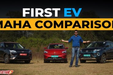 Nexon EV vs XUV 400 vs ZS EV - Maha Comparison