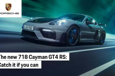 Porsche-spotting: the new 718 Cayman GT4 RS