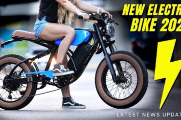 This USA-Made Electric Bike has Pedals but Looks & Rides like a Motorcycle
