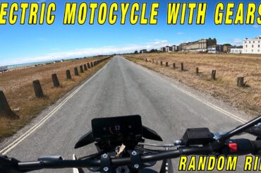 There is an Electric Motorcycle with gears! | Random Ride!