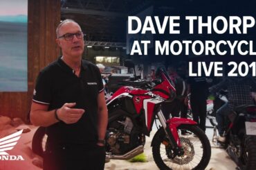 Dave Thorpe and the New Africa Twin at Motorcycle Live 2019