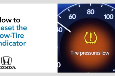 How to Reset the Low-Tire Pressure Indicator