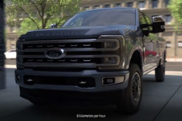 Ford Super Duty® TruckFront Parking Sensors with Predictive Camera View