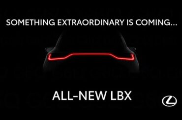 Lexus LBX teaser