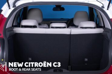 Citroën C3 - Boot & Rear seats