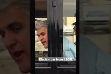 Jay Leno drives 100+ year old electric car #shorts