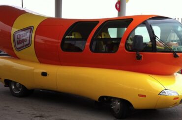 Weinermobile and Junior Wienermobile...year unknown