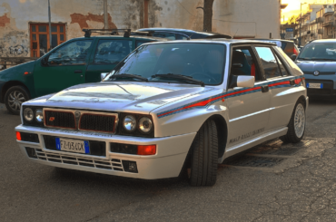 Spotted this Majestic [Lancia Delta Integrale Martini 6] (censored owners' faces)