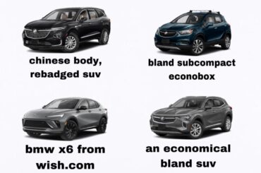 Buick’s current lineup in a nutshell…