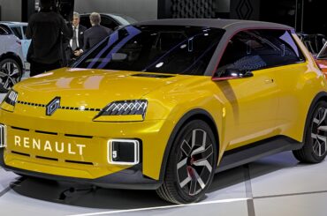 Renault 5 EV Concept, the official car of...