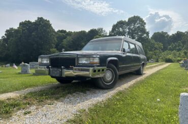 My first project car. ‘92 Cadillac Brougham hearse