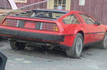 [DeLorean DMC-12] But red…buddy of mine sent me this picture of a red DeLorean he spotted, first question..why?