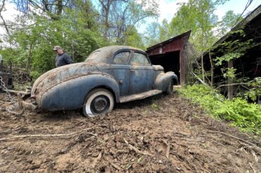 1940 Chevy that we helped rescue from a collapsing barn!!