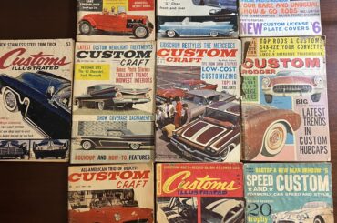 Car mags from 1959,60 & 61. Because old school cool is still cool.