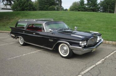 This black 1960 Chrysler New Yorker wagon makes me feel.... sinful things....