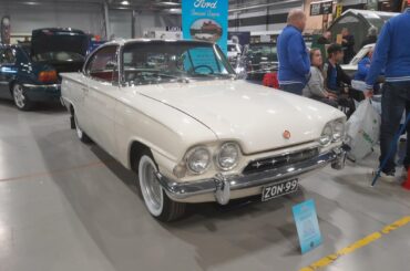 My Grandpas old 1962 Ford Consul Capri in car Show at finland