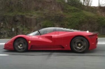 [Ferrari P4/5] spotted on highway north of NYC