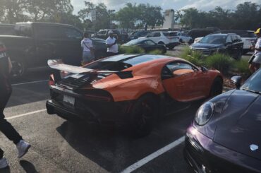 You don't see many [Bugatti Chiron] in Wallmart parking lots