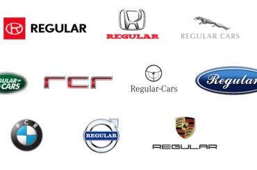 Regular but in the style of car brands