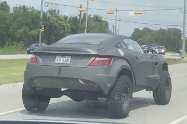 [Local Motors Rally Fighter] spotted driving down Southwest Pkwy in Austin, Texas