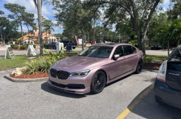 Spotted a [Alpina B7] in apparently a 1 of 1 Rose Quartz