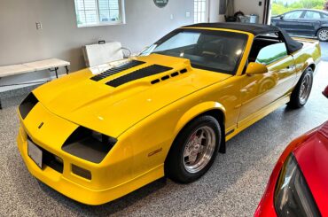 ‘89 IROC-Z Convertible, my first nonessential purchase as an adult in my early thirties.