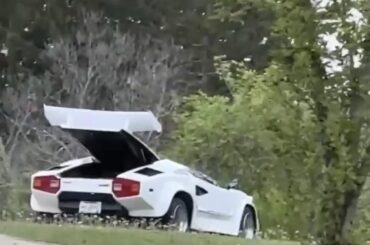 Saw this [Lamborghini Countach?] in someone’s driveway while driving past