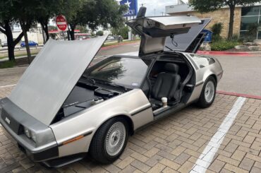 Electric converted [1981 DMC DeLorean].