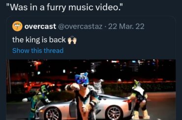 The LFA in the review was in a furry music video