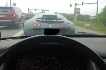 Never thought I'd see one on the road [Bugatti Veyron] Kettering, OH