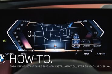 Customize the BMW iDrive Instrument Cluster and Head-Up Display | BMW How-To