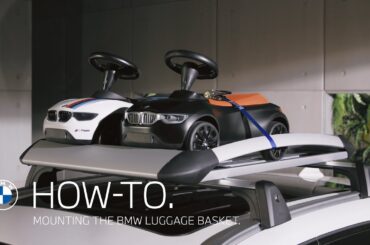 How to mount the BMW Luggage Basket | BMW How-To