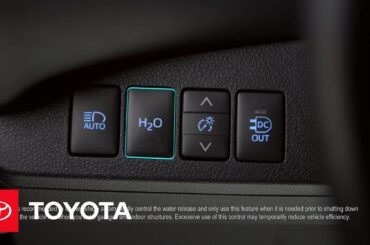 The Toyota Mirai l H20 Release Button | Toyota