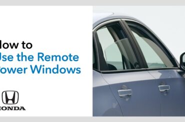 How to Use the Remote Power Window Control