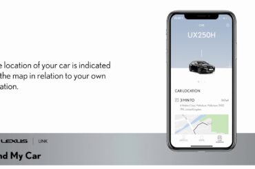 How to use Find My Car on Lexus Link