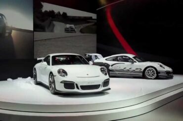 The new Porsche 911 GT3 unveiled in Geneva